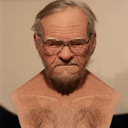 Latex Mask Movable Mouth Lightweight & Breathable