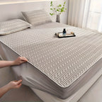Latex Mattress Topper Set Cooling & Pressure-Relieving Includes Pillowcases