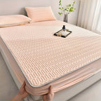 Latex Mattress Topper Set Cooling & Pressure-Relieving Includes Pillowcases
