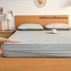 Latex Mattress Topper Set Cooling & Pressure-Relieving Includes Pillowcases