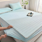 Latex Mattress Topper Set Cooling & Pressure-Relieving Includes Pillowcases
