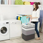 Laundry Basket Foldable Polyester Large Capacity