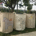 Laundry Basket Foldable Self-Supporting Cotton-Linen