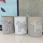Laundry Basket Foldable Self-Supporting Cotton-Linen