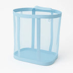 Laundry Basket Foldable Ventilated Nylon Mesh Hanging Loop