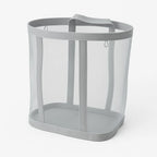 Laundry Basket Foldable Ventilated Nylon Mesh Hanging Loop