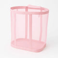 Laundry Basket Foldable Ventilated Nylon Mesh Hanging Loop