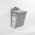Laundry Basket Foldable Wall-Mounted Self-Adhesive