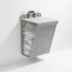 Laundry Basket Foldable Wall-Mounted Self-Adhesive