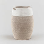 Laundry Basket Large Woven Breathable With Integrated Handles