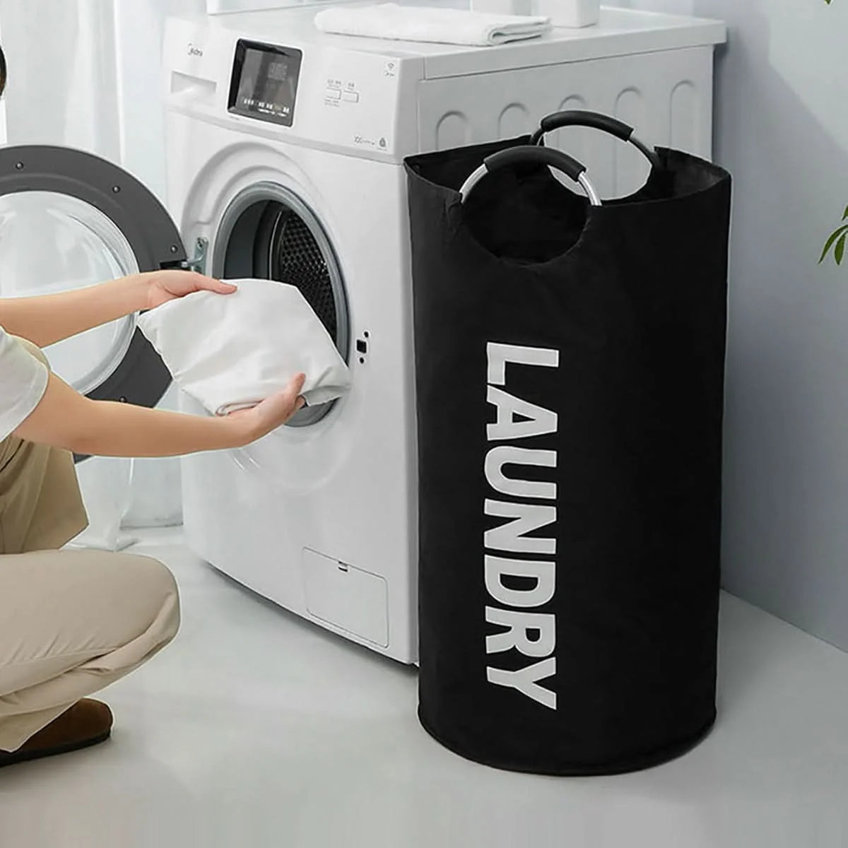 Laundry Basket Padded & Waterproof Foldable