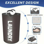 Laundry Basket Padded & Waterproof Foldable