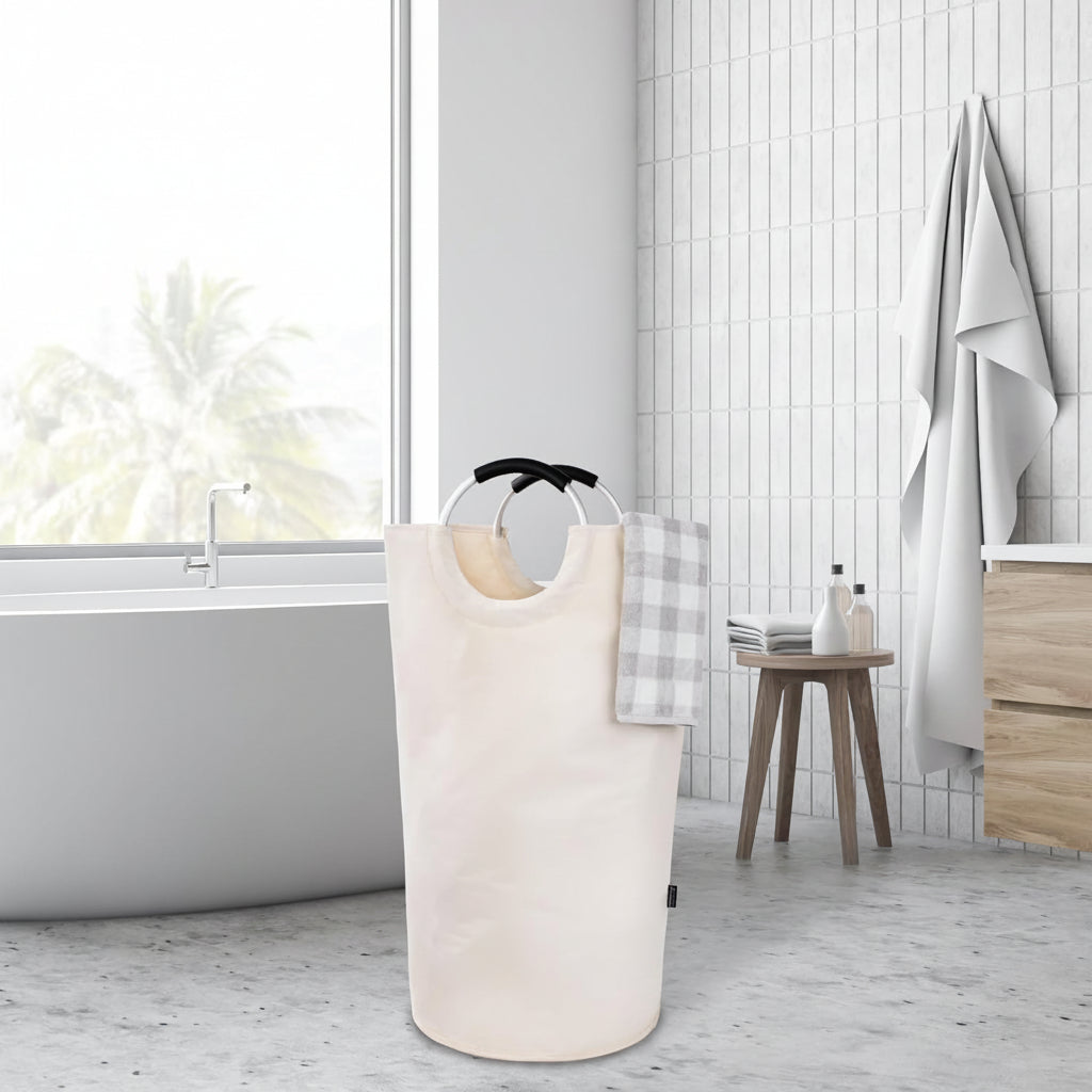 Laundry Hamper Foldable Waterproof 90L Reinforced Frame
