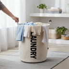 Laundry Hamper Foldable Waterproof 90L Reinforced Frame