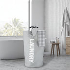 Laundry Hamper Foldable Waterproof 90L Reinforced Frame