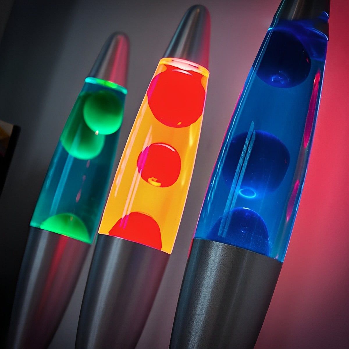 Lava Lamp Mesmerizing Wax Motion & Ambient Lighting Compact Tabletop