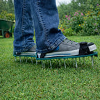 Lawn Aerator Shoes Iron Spikes & Adjustable Straps