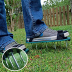Lawn Aerator Shoes Iron Spikes & Adjustable Straps