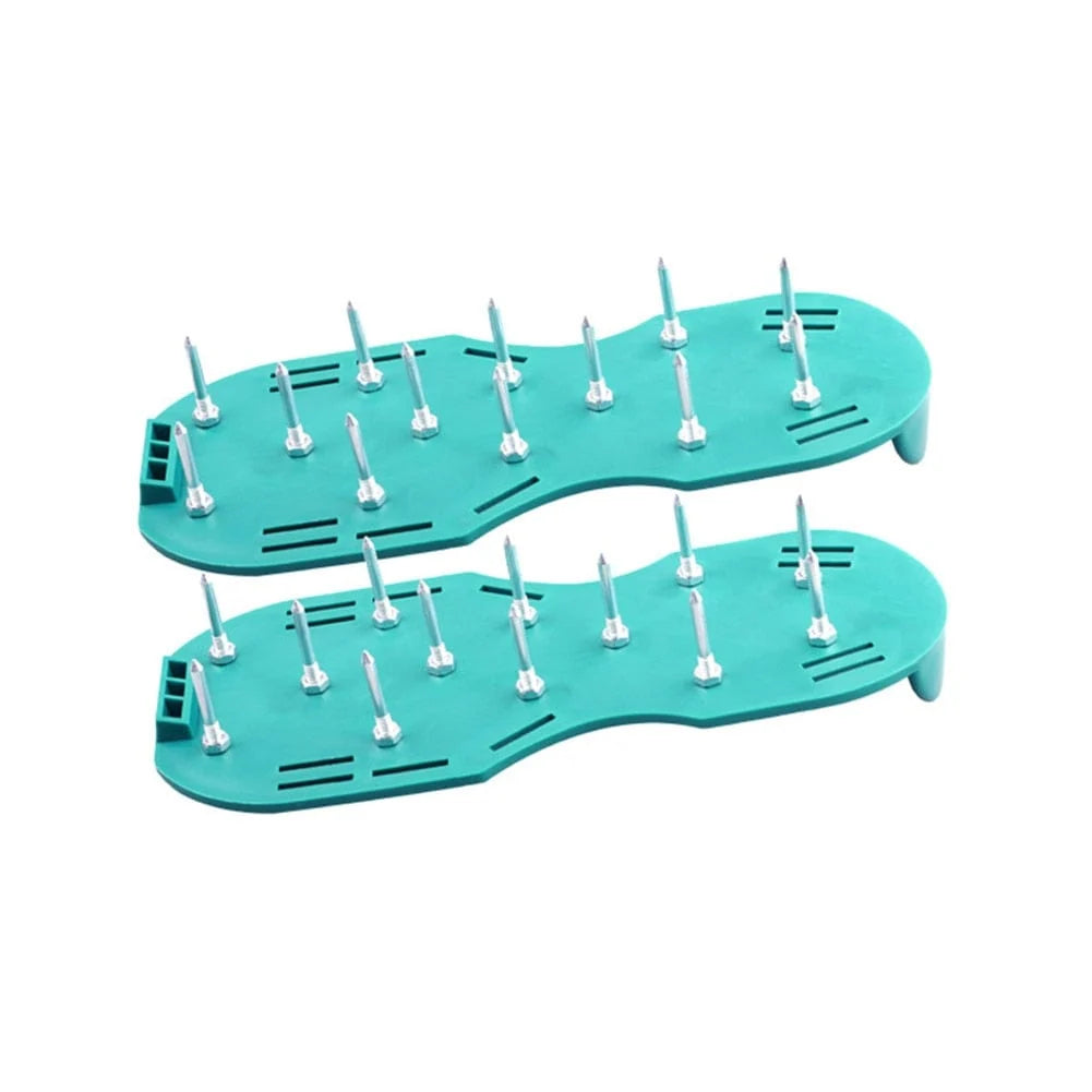 Lawn Aerator Shoes Iron Spikes & Adjustable Straps