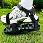 Lawn Aerator Shoes Metal Spike Tines & Adjustable Straps