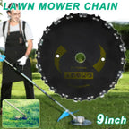 Lawn Edger Attachment 9.1 Inch Steel Blade Ergonomic Grip
