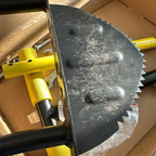 Lawn Edger Half-Moon Serrated Hardened Steel Blade