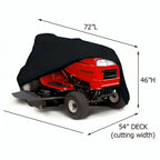 Lawn Mower Cover 420D Water-Repellent Elastic Hem