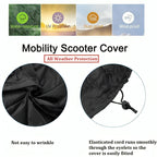Lawn Mower Cover 420D Water-Repellent Elastic Hem