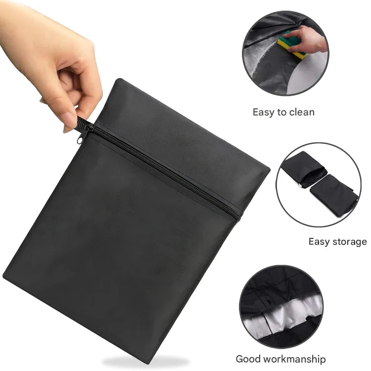 Lawn Mower Cover 420D Water-Repellent Elastic Hem