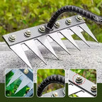 Lawn Rake Head Interchangeable 5-8 Teeth Fits Standard Poles