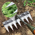 Lawn Rake Head Interchangeable Fits Standard Poles