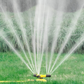Lawn Sprinkler 360 Degree Coverage Adjustable Nozzles