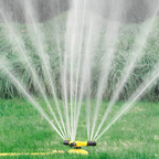 Lawn Sprinkler 360 Degree Coverage Adjustable Nozzles
