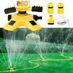 Lawn Sprinkler 360-Degree Rotation Adjustable Nozzles & Stable Base