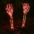 Lawn Stakes LED Skull Lights Battery-Operated