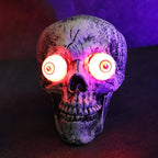 Lawn Stakes LED Skull Lights Battery-Operated