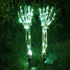 Lawn Stakes LED Skull Lights Battery-Operated