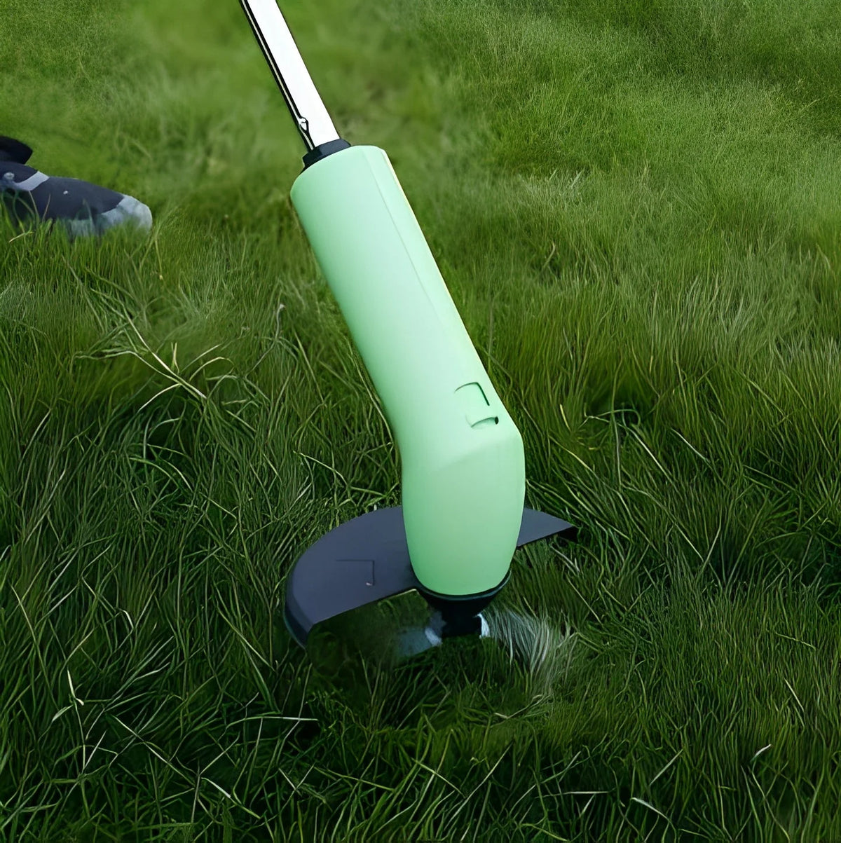 Lawn Trimmer Cordless AA-Powered 24 Inch Telescopic Lightweight