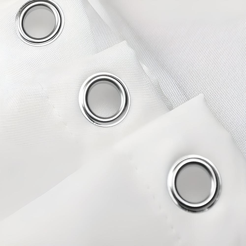 Leaf Vine Print Mold-Resistant Polyester Shower Curtain