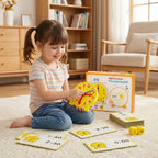 Learning Clock Movable Hands Card & Dice Game