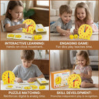 Learning Clock Movable Hands Card & Dice Game