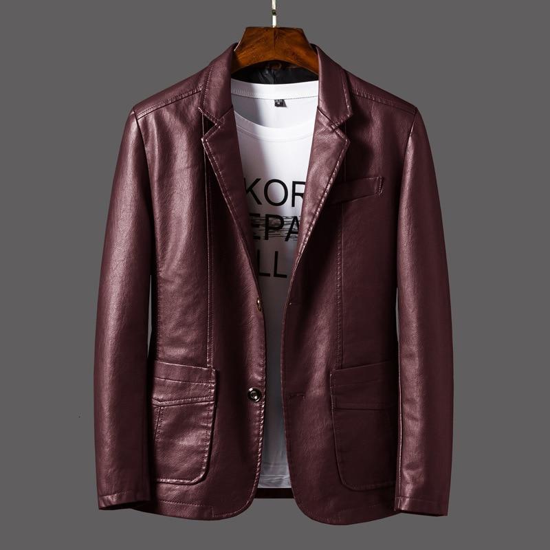 Leather Blazer Genuine Lambskin Viscose Lined