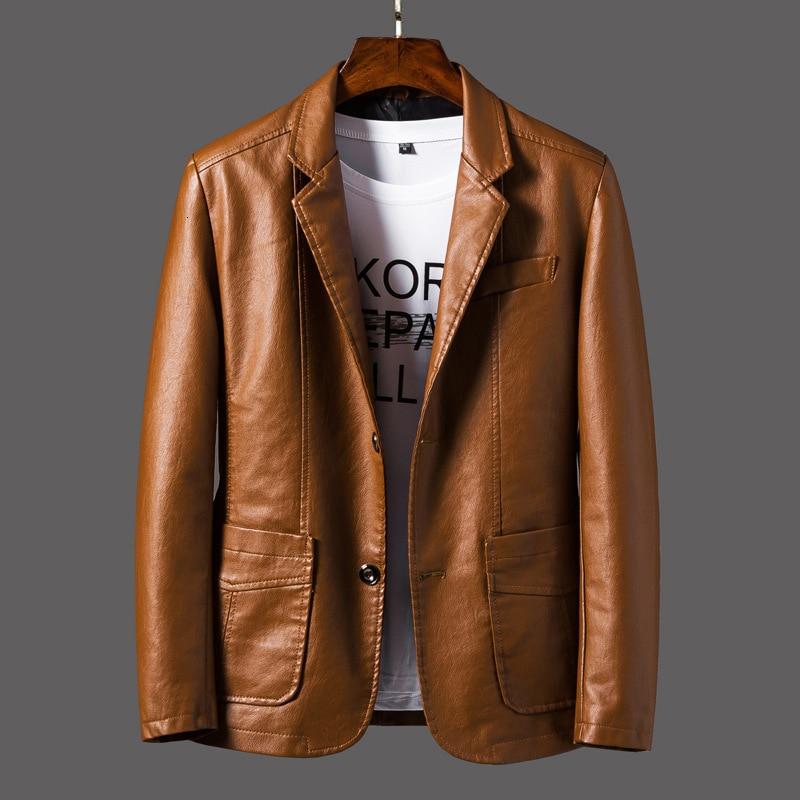 Leather Blazer Genuine Lambskin Viscose Lined