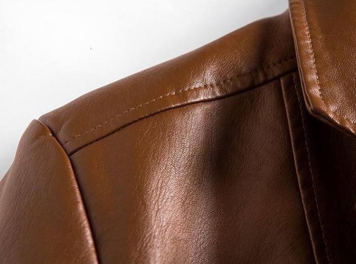 Leather Blazer Genuine Lambskin Viscose Lined