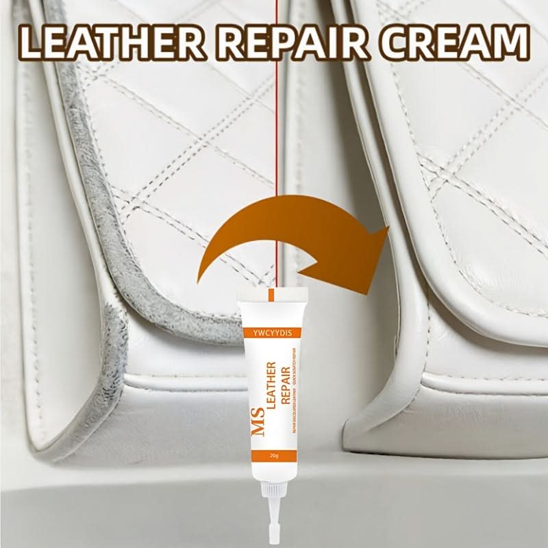 Leather Edge Filler White Smooth Finish Built-In Brush