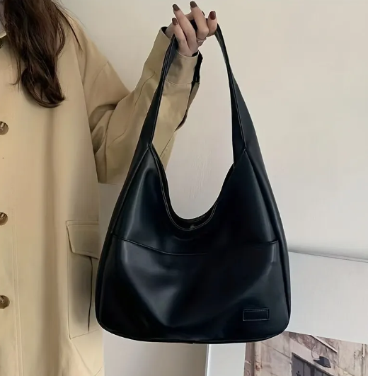 Leather Handbag Premium Leather Spacious Interior & Adjustable Strap