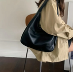 Leather Handbag Premium Leather Spacious Interior & Adjustable Strap