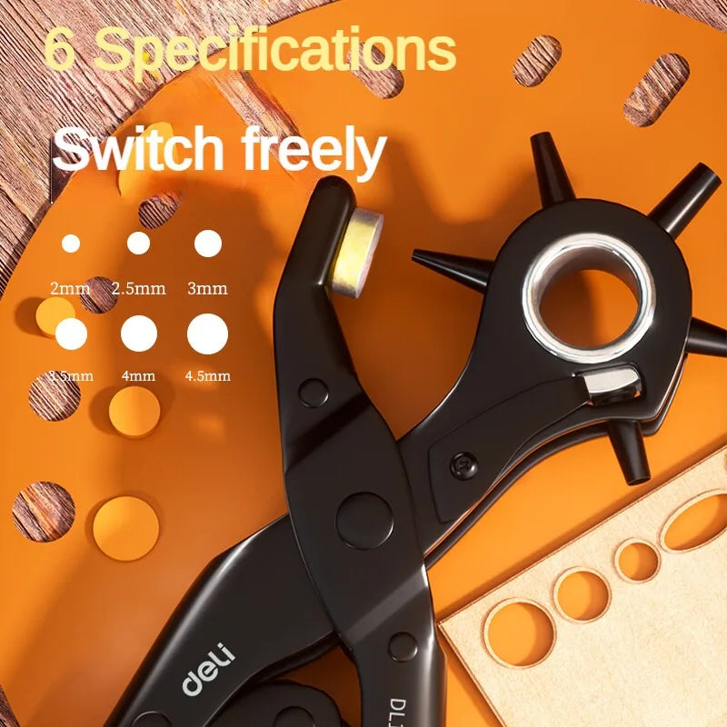 Leather Punch Pliers Carbon Steel Multifunctional