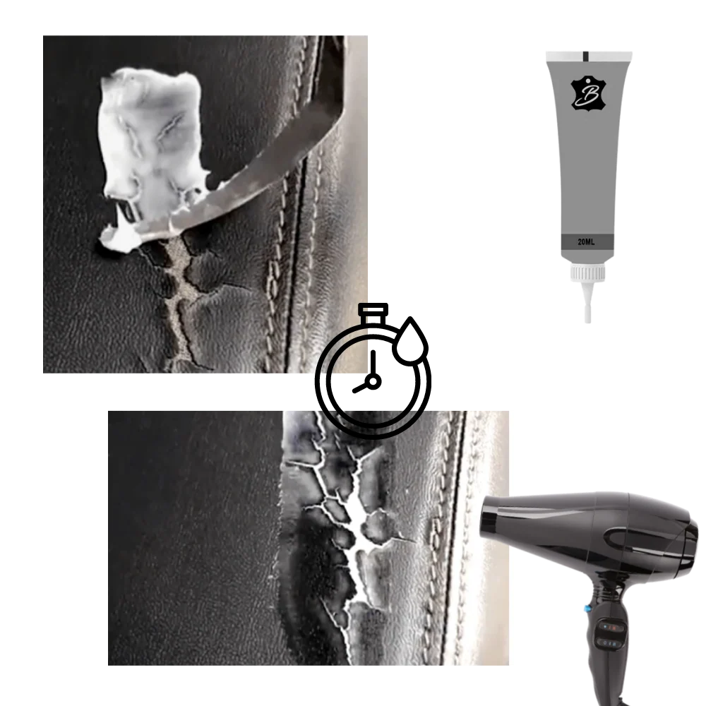 Leather Repair Gel Restores & Protects Glossy Finish