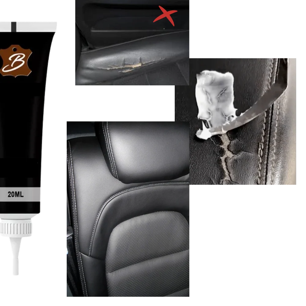 Leather Repair Gel Restores & Protects Glossy Finish